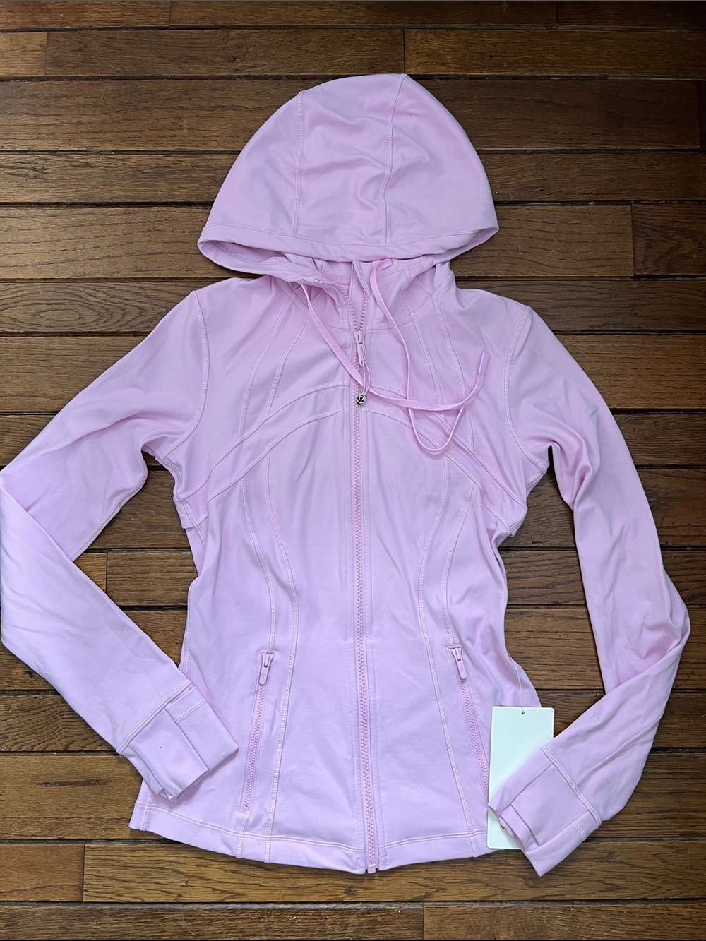 Lululemon Vita Pink Define Hooded Jacket Nulu Size 8 NWT